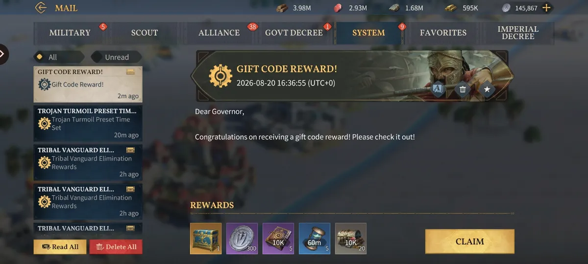 gift mail | credit: Dokumentasi AoEM gift mail